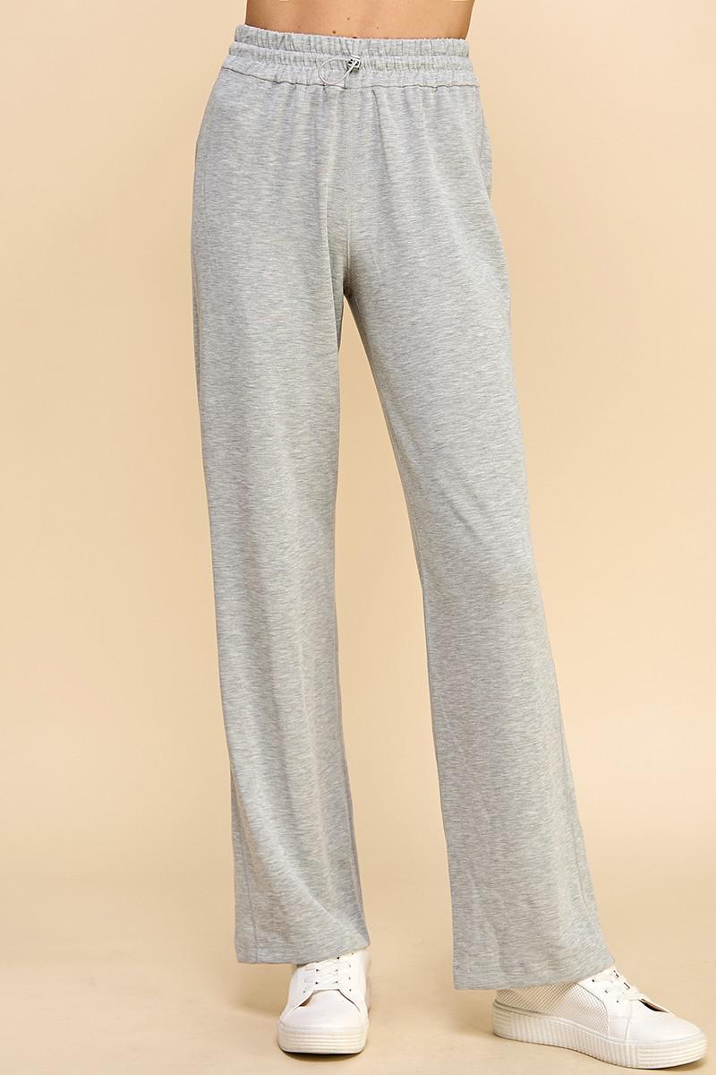 High Waisted Full Length Stretch Pants