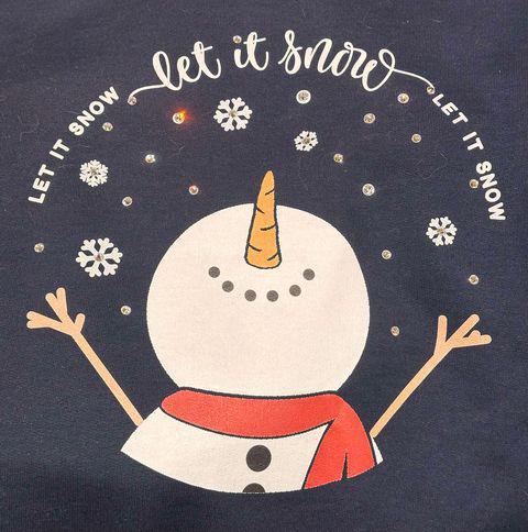 Let It Snow Blue Sweatshirt
