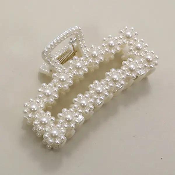 Pearl Hair Claw Clips