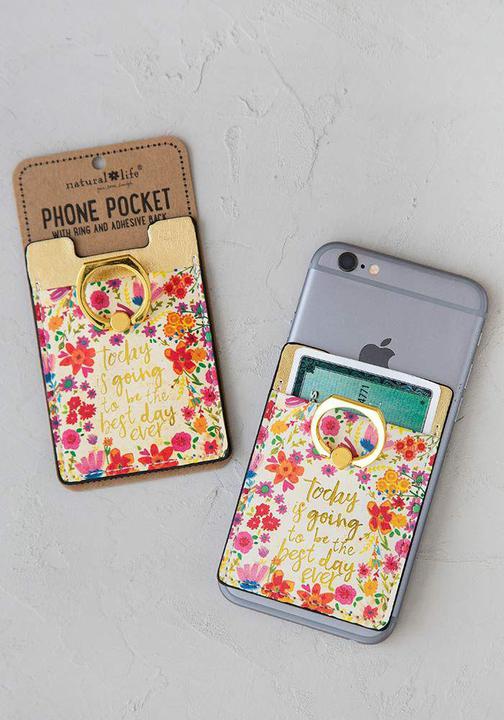 Today Is A Good Day Phone Pocket Ring