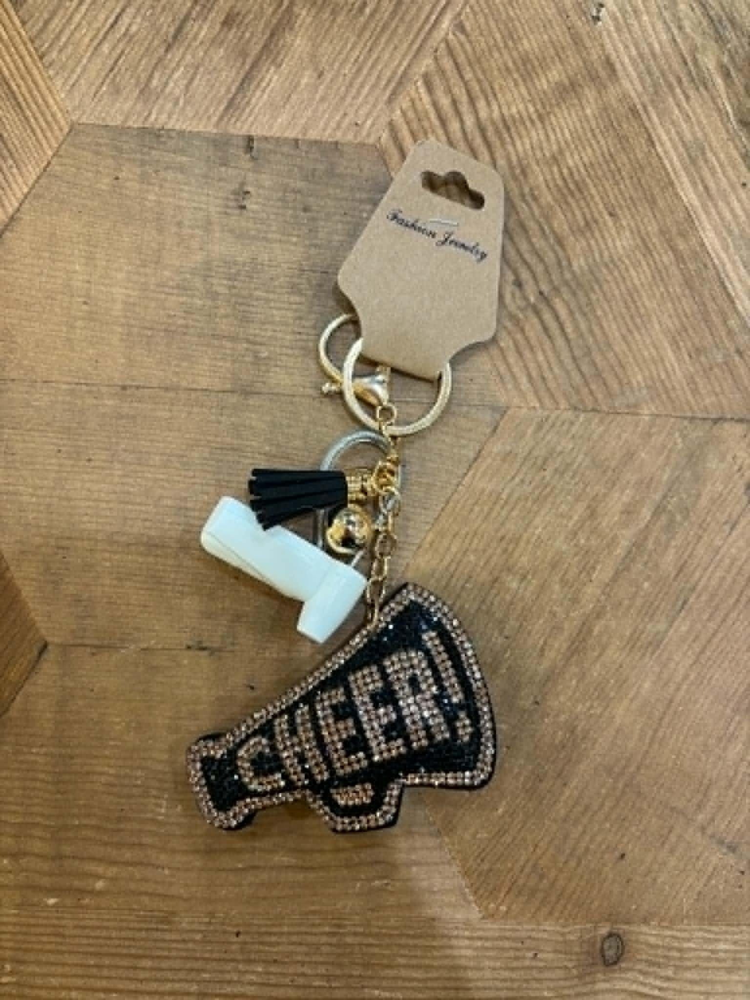 Puffy Rhinestone Keychains