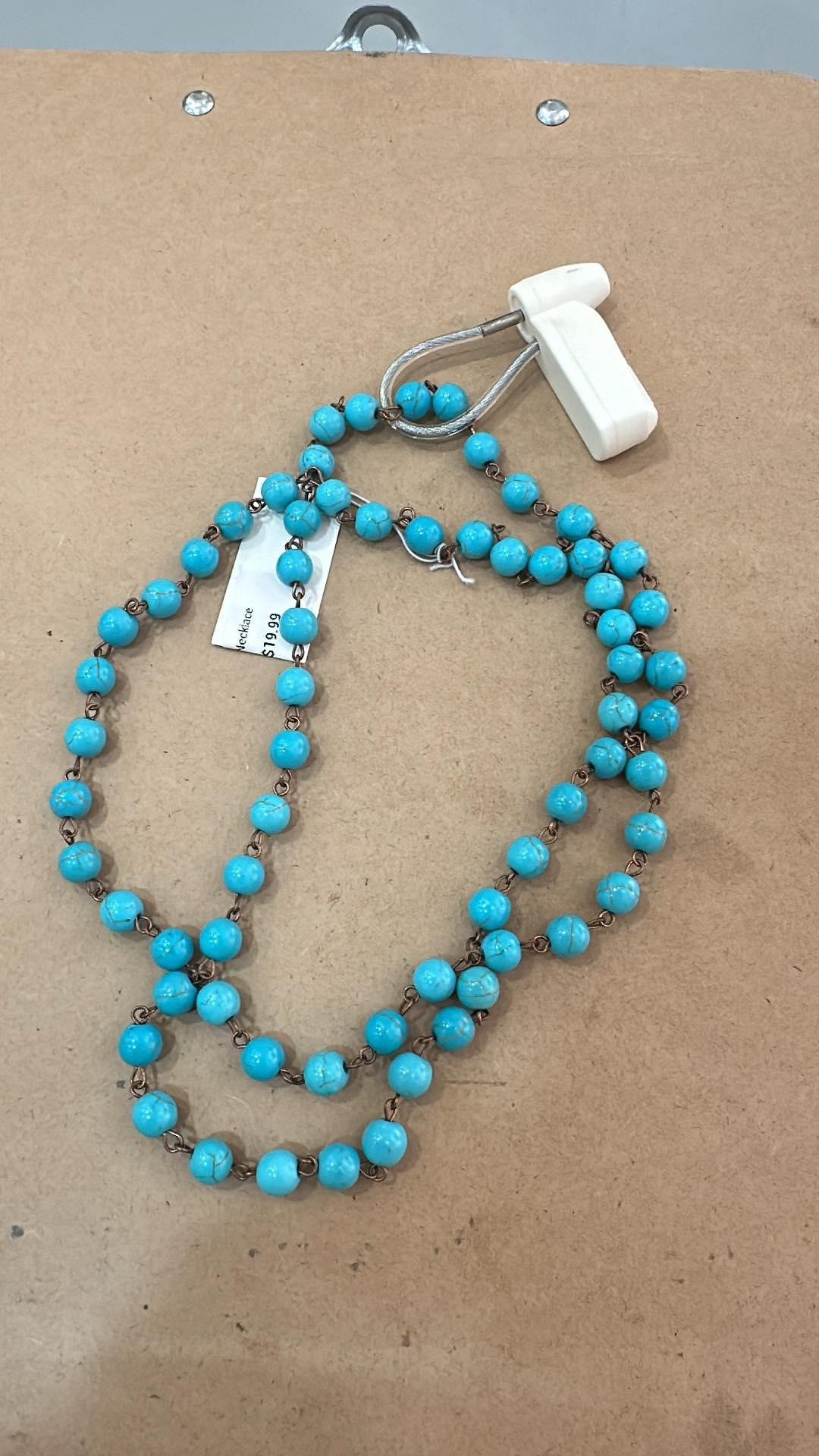 Small Turquoise Bead Necklace