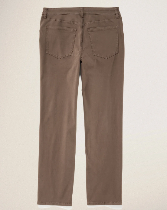 MOCHA LOUISVILLE GARMENT-DYED 5-POCKET PANT - NASHVILLE STRAIGHT