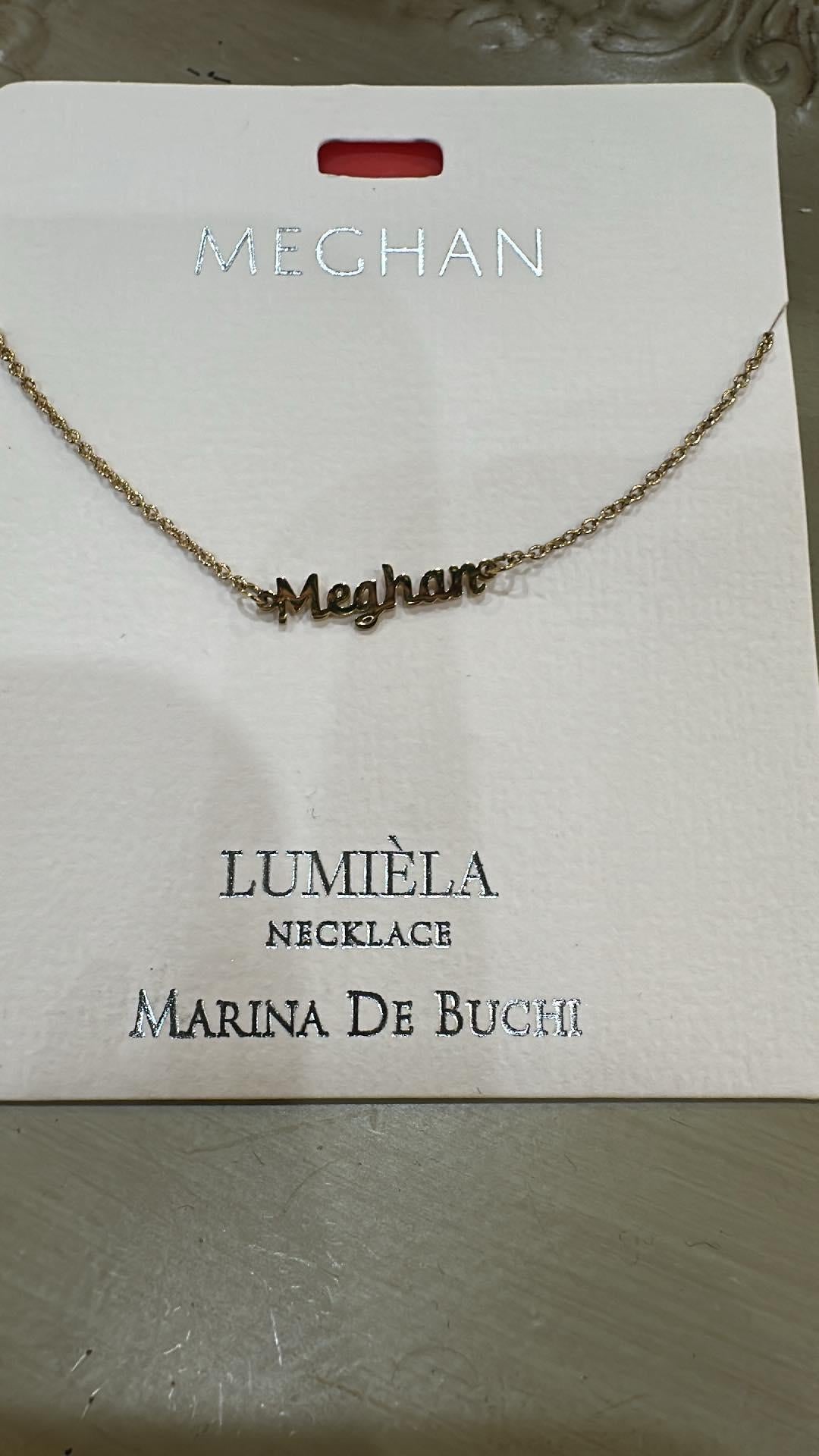 lumiela Meghan Name Necklace