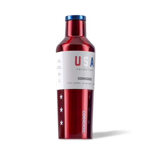 USA Red 16oz Canteen