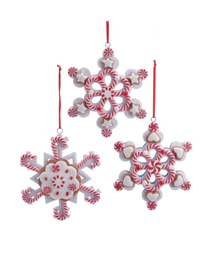 Peppermint/Gingerbread Snowflakes