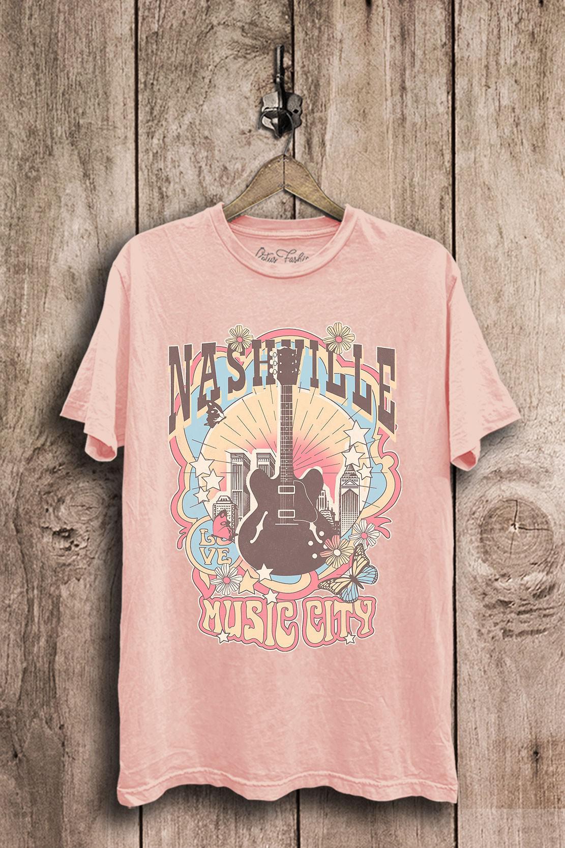 Pink Wash Nashville Tee