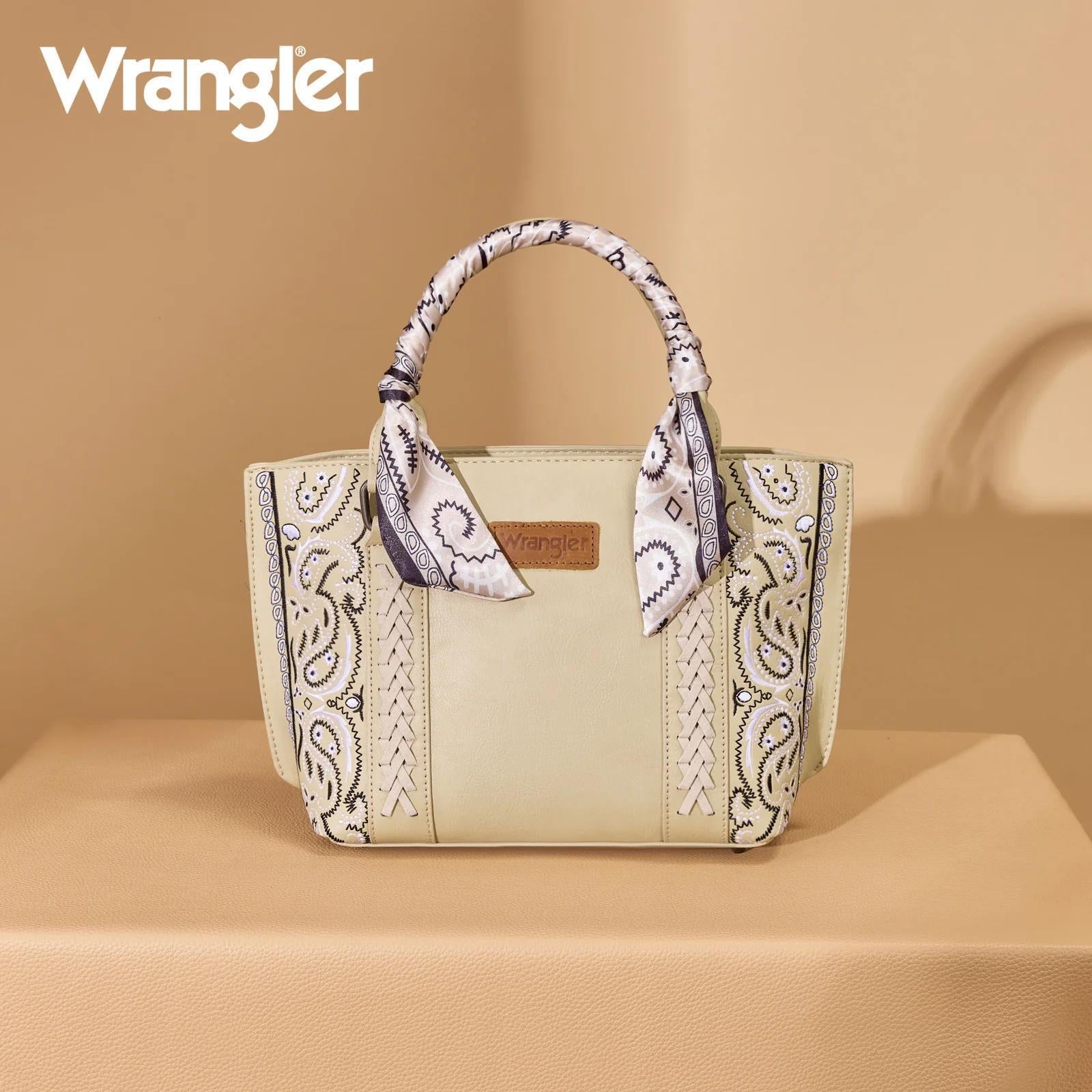 Wrangler Bandana Paisley Print Tote/Crossbody