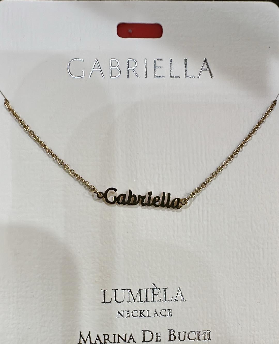 Gabriella Name Necklace