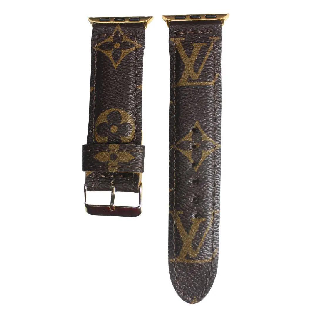 Upcycled Louis Vuitton Apple Watch Bands