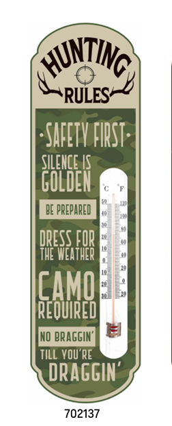 Sign of the Times - Outdoor Metal Thermometers