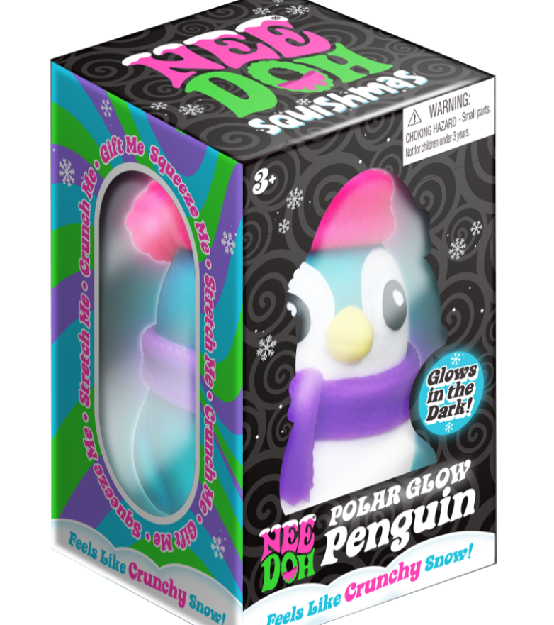NeeDoh Polar Glow Penguin