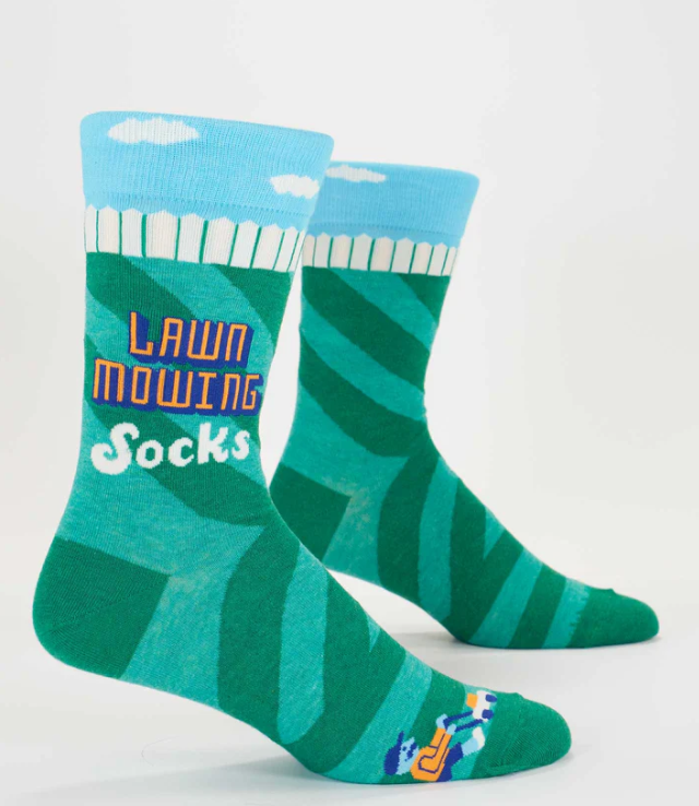 Lawn Mowing Men's Socks
