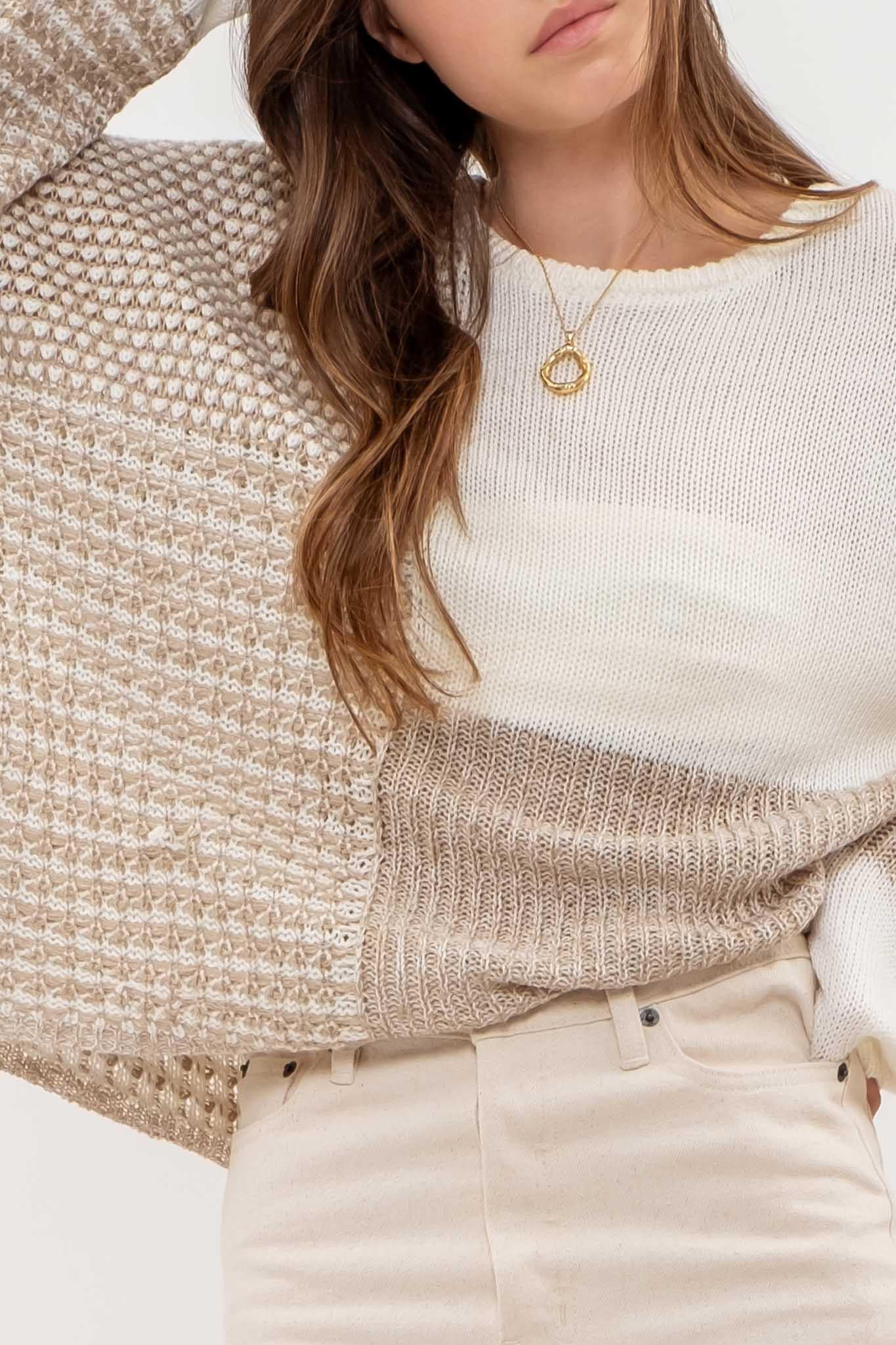 Taupe Multi Knit