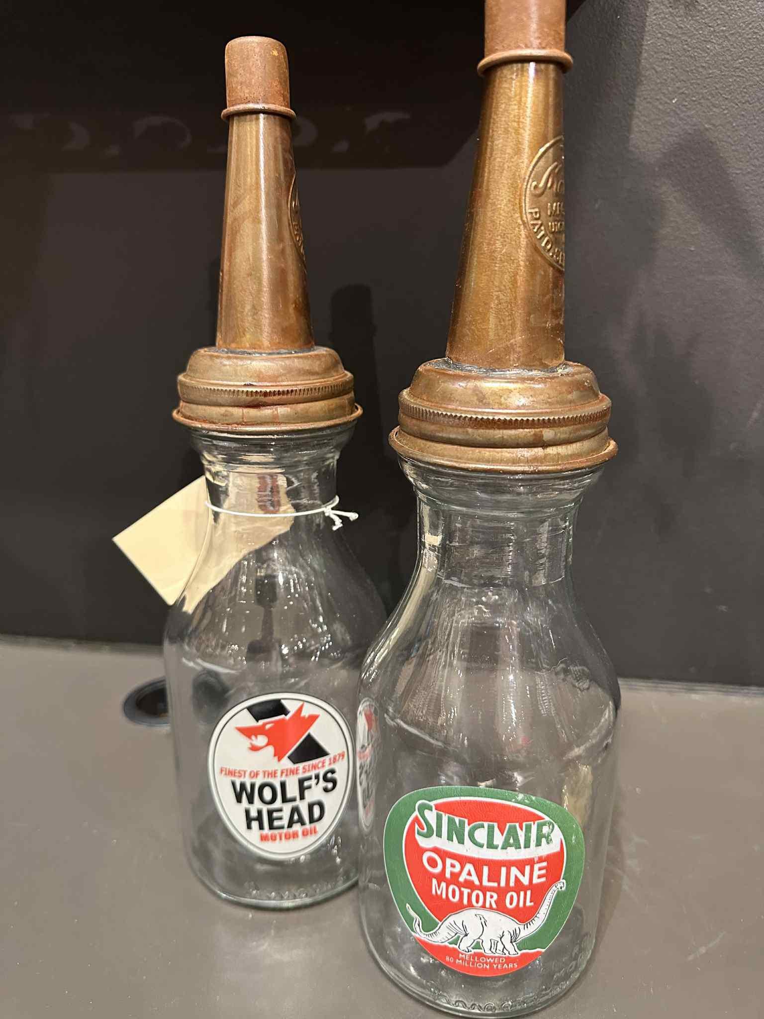Motor Oil Bottle Decor