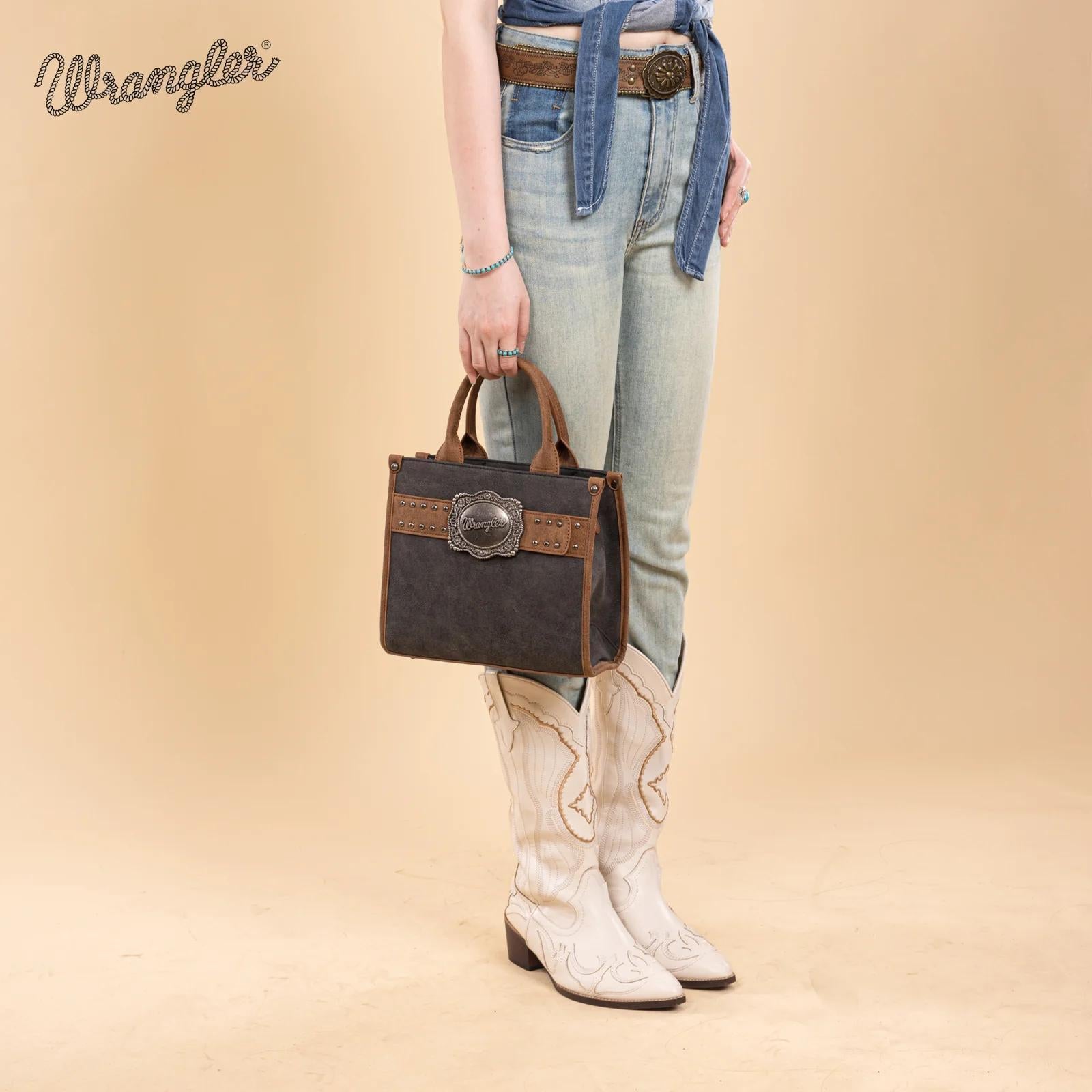 Wrangler Buckle Tote/Crossbody