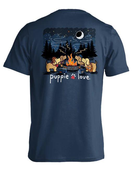 Puppie Love - CAMPFIRE RING PUPS Adult Tee