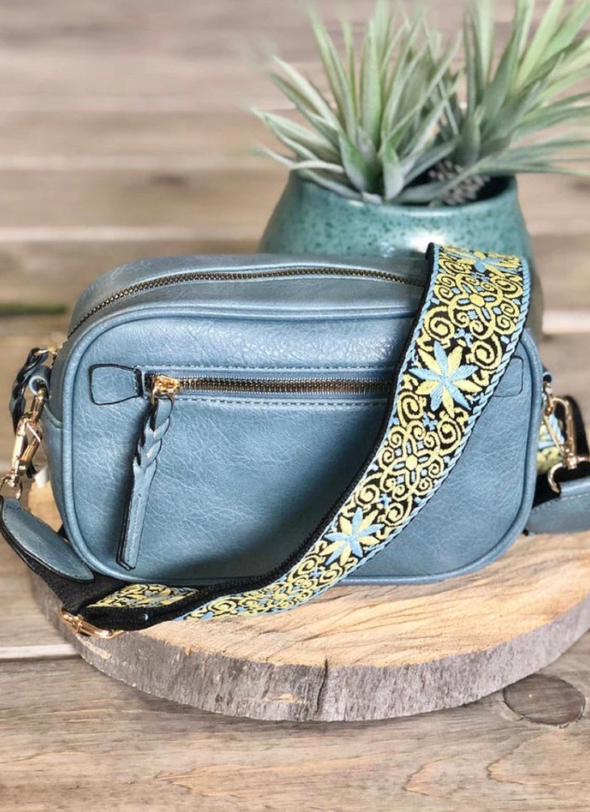 Boho Guitar Strap Crossbody Bag