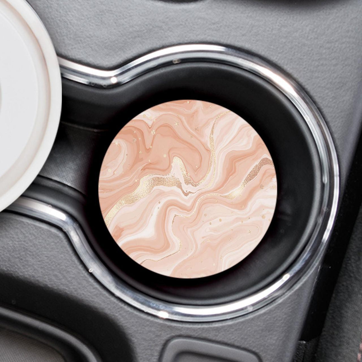 Marble Pattern Car Coaster