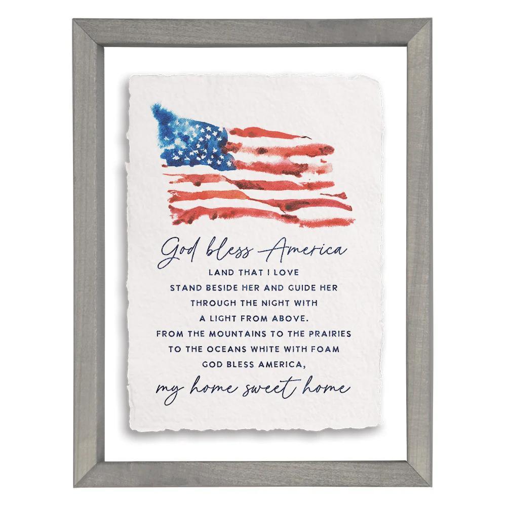 God Bless America Flag Picture