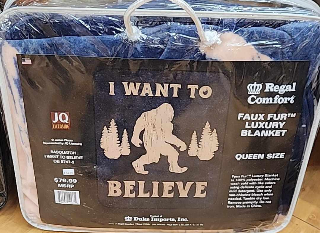 I Want To Believe Queen Blanket