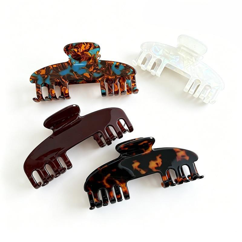 Large Hollow Out Rib Hair Claw Clips
