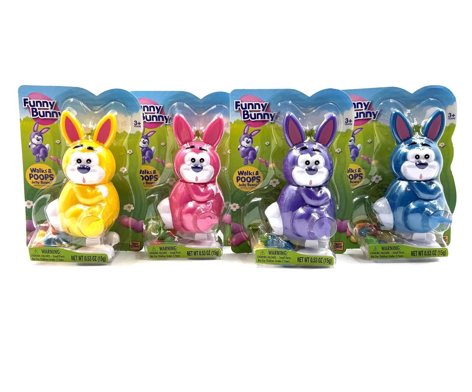 Funny Bunny Windup Walk & Poop Jellybean Dispenser