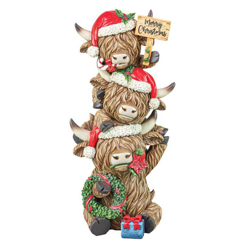 Highland Cow Festive Stacker