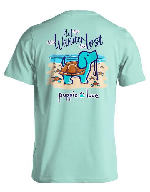 Puppie Love WANDER LOST TURTLE PUP Adult Tee