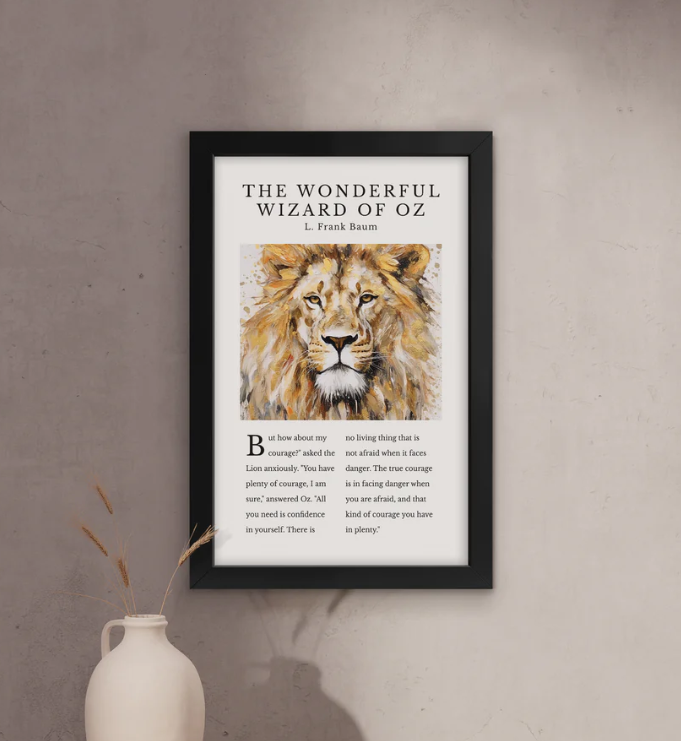 But How About My Courage Framed Art