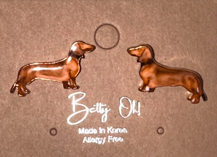 Dachshund Earrings