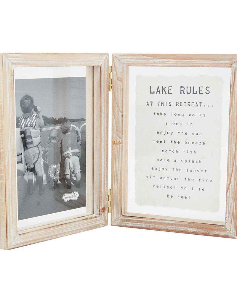 Lake Rules Hinged Frame