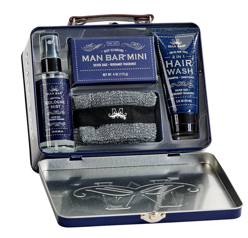 Man Bar Travel Kit - Silver Sage & Bergamot