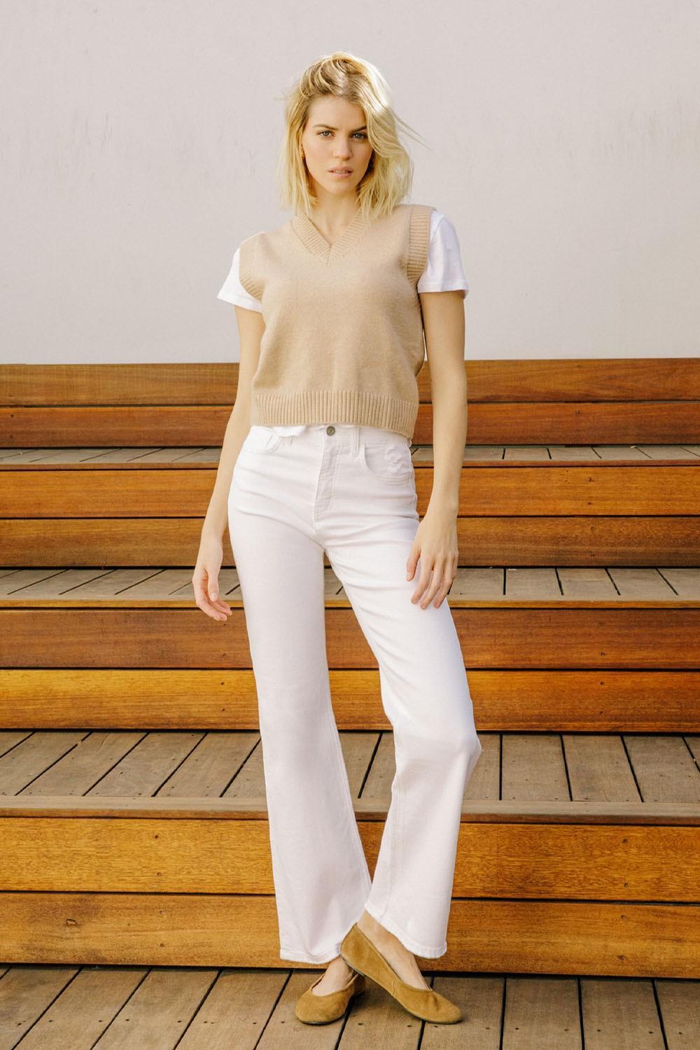 90's Vintage Tummy Control Super High Rise Flare