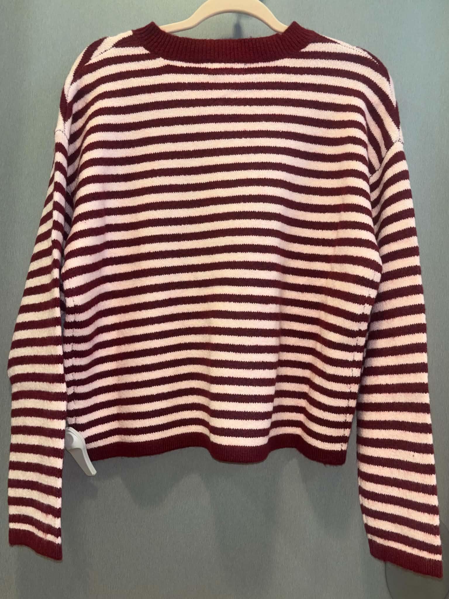 Pink/Burgendy Stripe Set