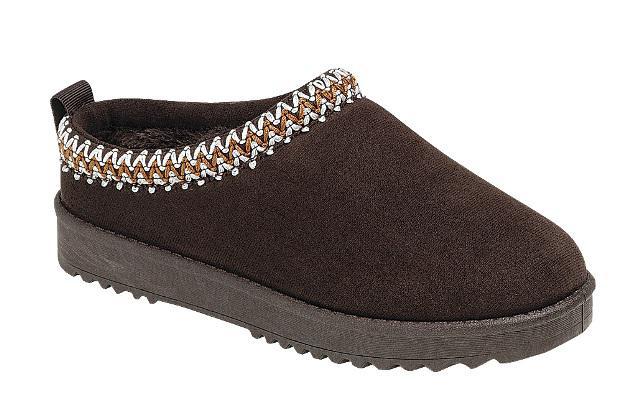Annis Chocolate Slip-On Shoes