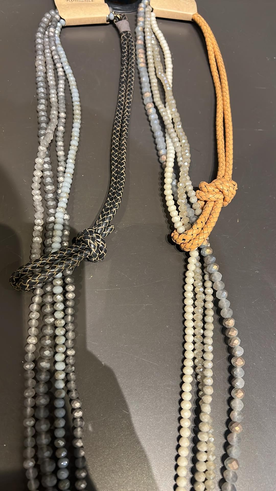 Rope Beaded Long Necklace