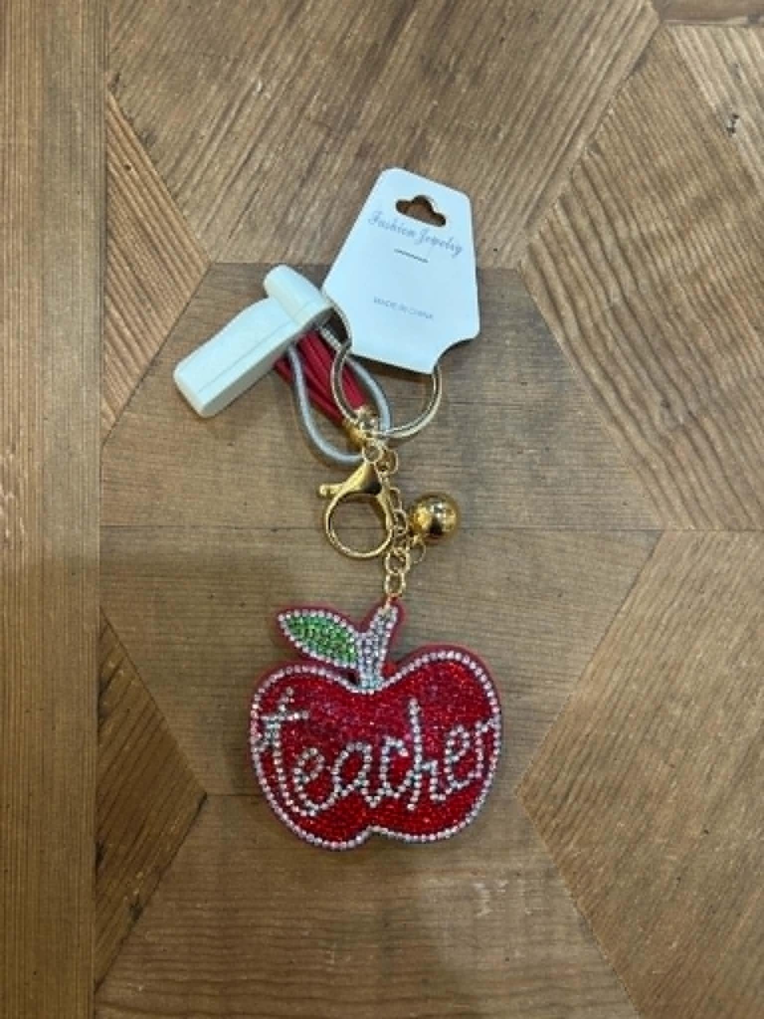 Puffy Rhinestone Keychains