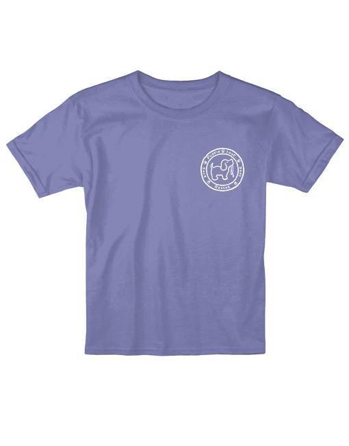 Puppie Love BUNNY PATTERN PUP YTH Tee