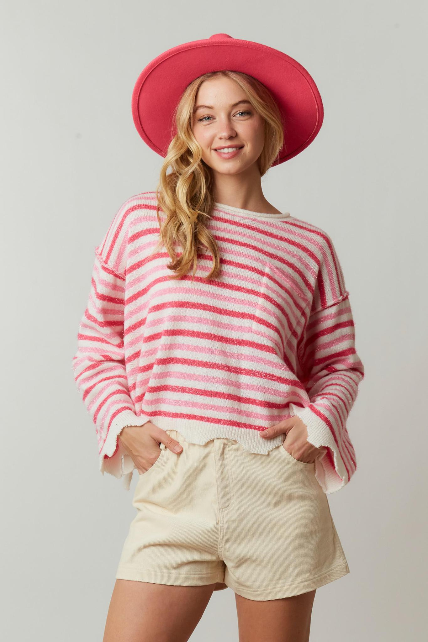 Candy Cane Stripe Sweater