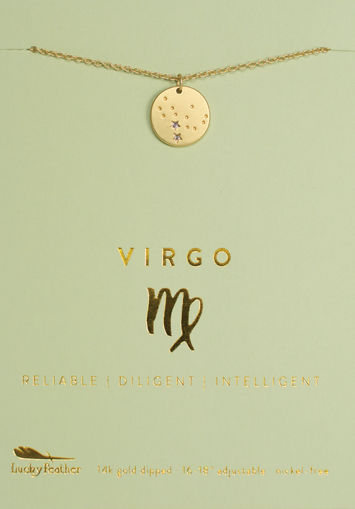 Virgo Zodiac Necklace
