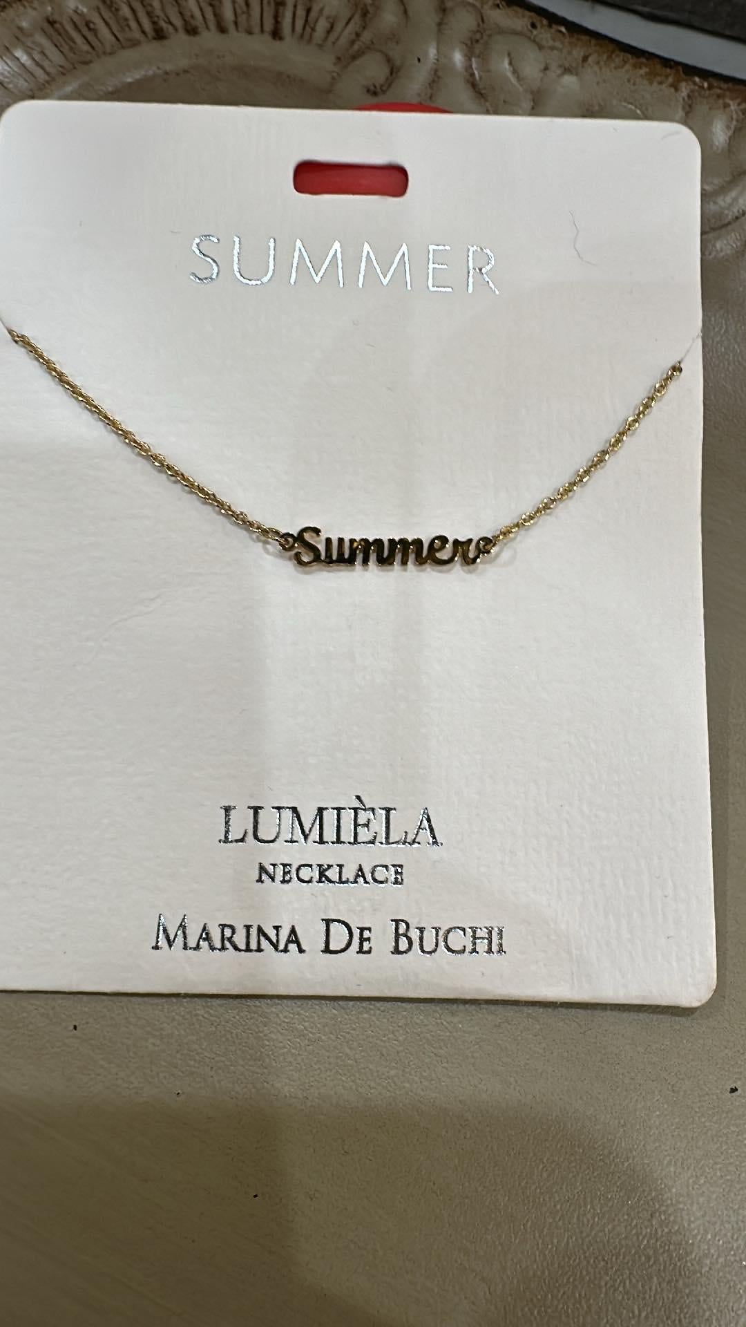 Lumiela Summer Name Necklace
