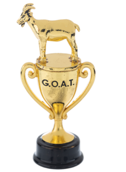 G.O.A.T. Trophy Charms in a Basket