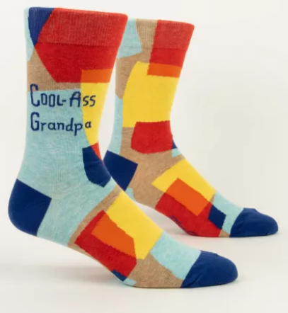 Cool Ass Grandpa Men's Crew Socks