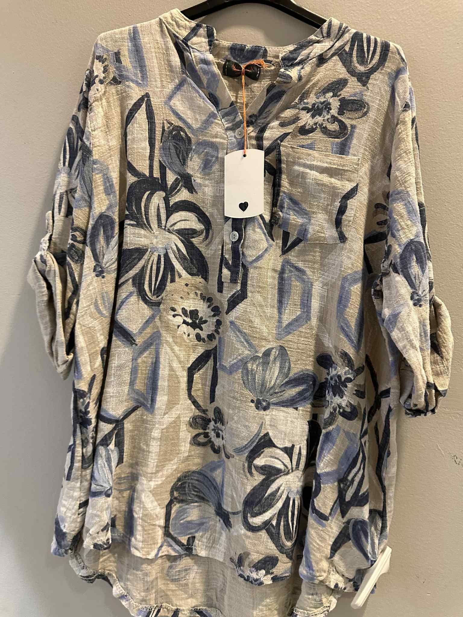 Cotton One Pocket Top