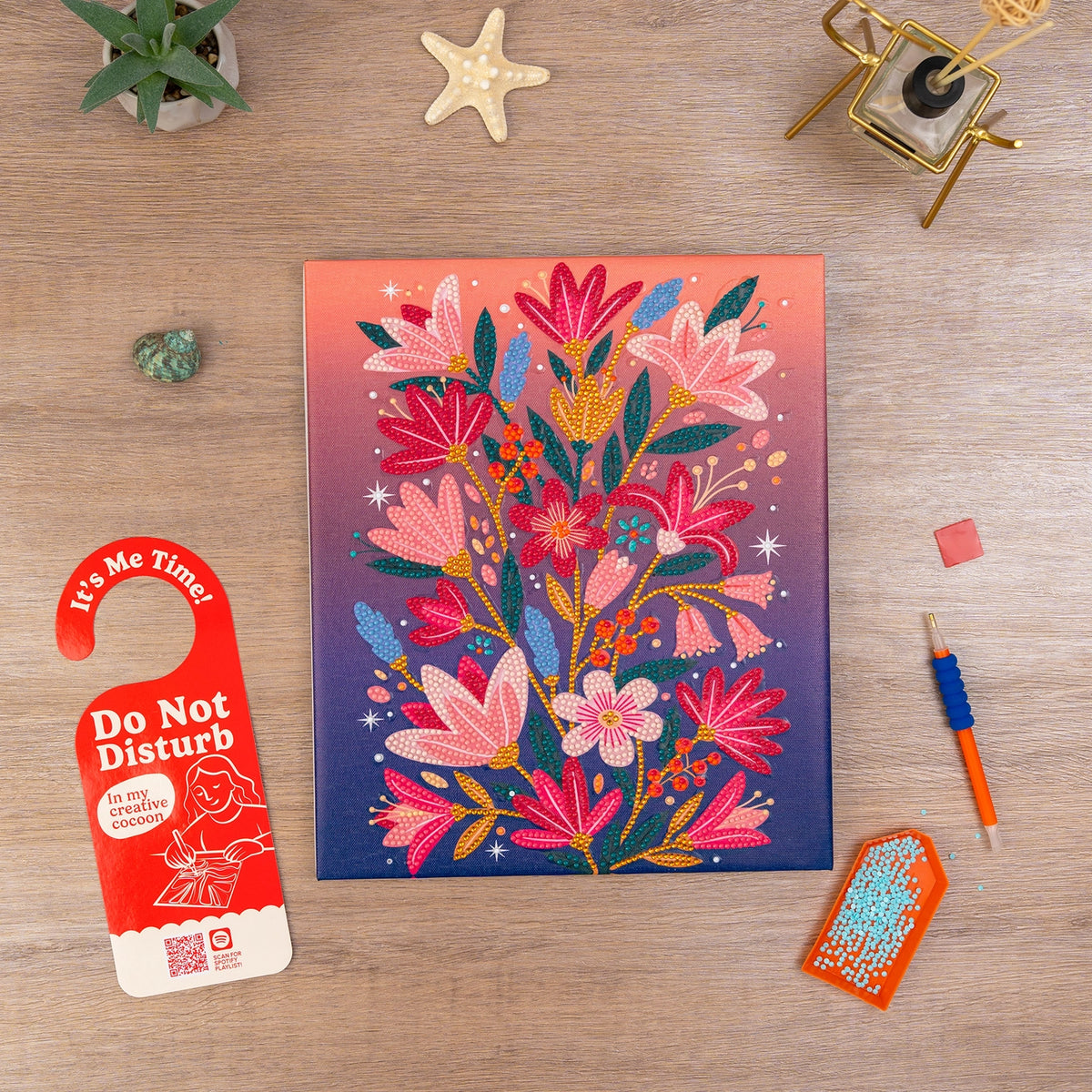 Craft Hero Pixelpop™ - Twilight Petals - Diamond Art Reset Kit