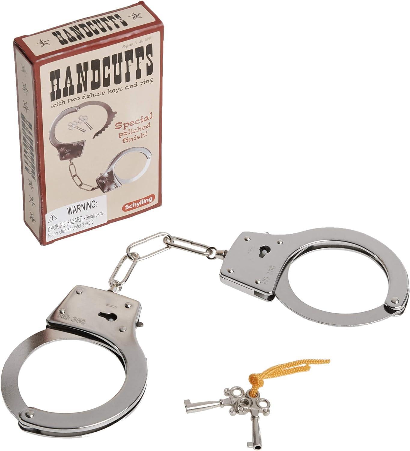 Metal Handcuffs With Key