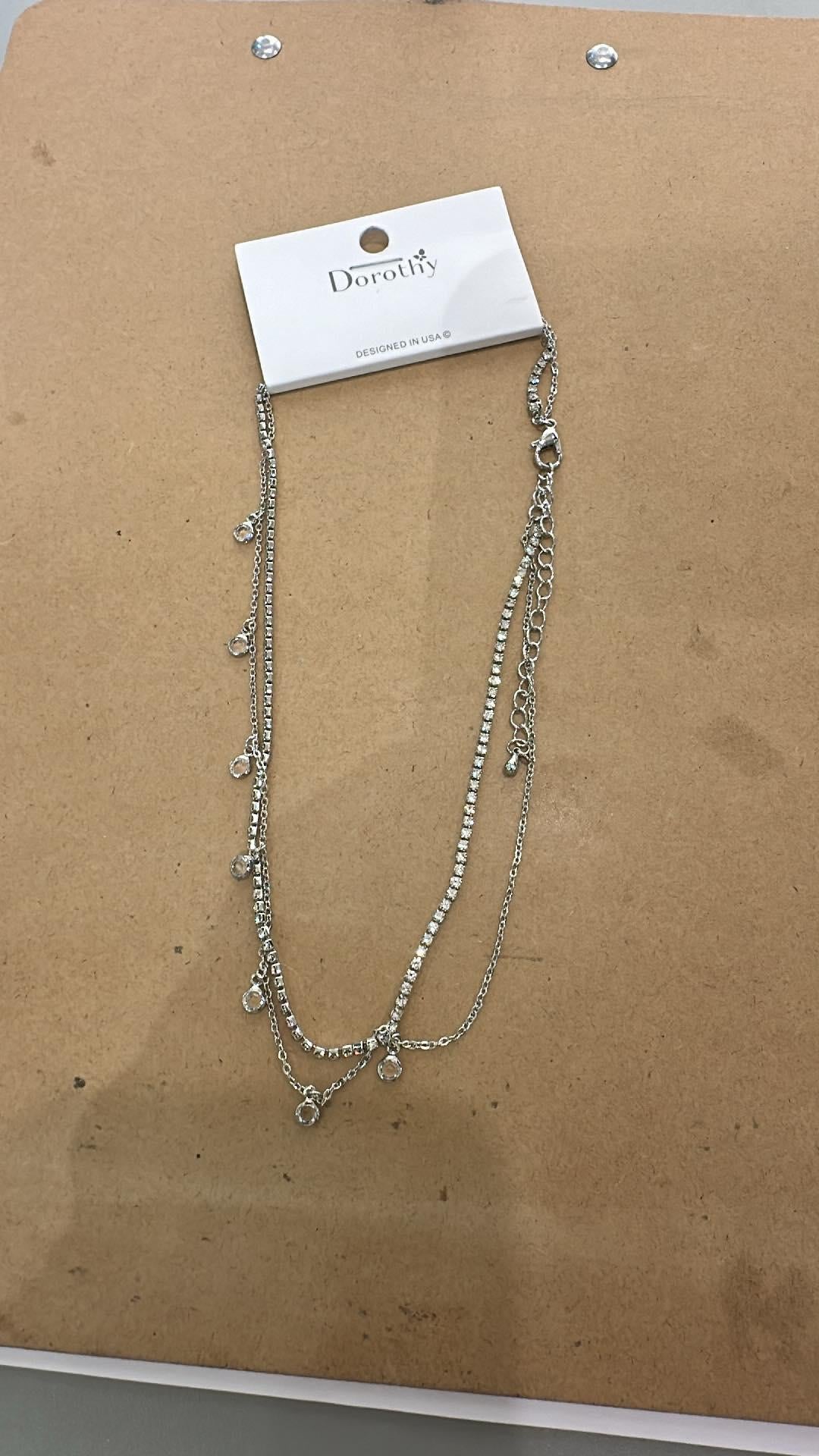 Layered Tennis Necklace