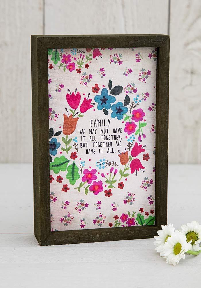 Family Bungalow Box Sign