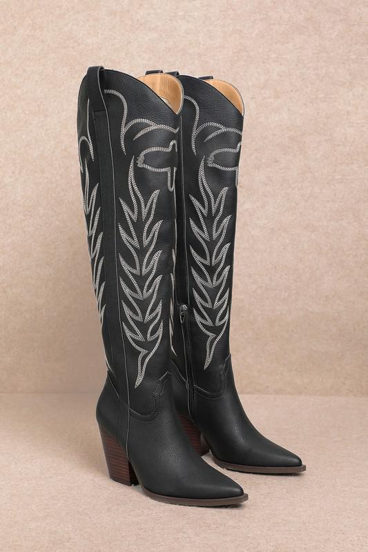 Celina Black Boots